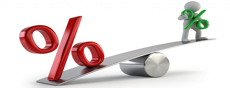 Средняя максимальная ставка по депозитам упала на 4% с начала года